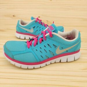 Nike Flex 2013 Run Women's Running Shoes Sz 8.5 Blue Sneakers Athletic